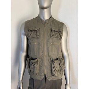 Mens Sloggerwear Fishing Hiking Gardening Hunting Multi-Purpose Vest Size LARGE